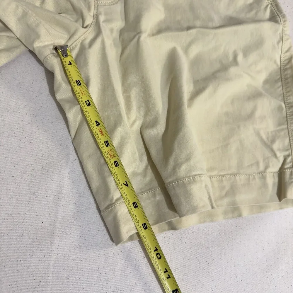 Tommy Bahama Flat Front Yellow Shorts - Men's Size 35